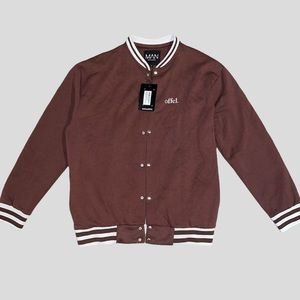 BoohooMAN Oversized Offcl Varsity Jersey Bomber